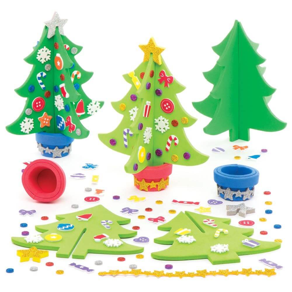 Easy christmas crafts christmas tree for children.